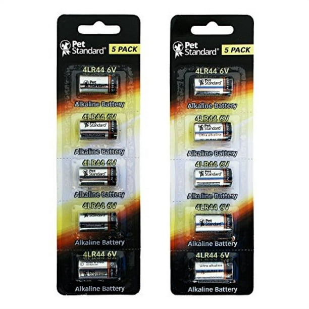 10 Piece 4LR44 L1325 PX28A 476A A544 28A Card 6V RSS Alkaline Battery for Remote Alarm Dog Collar 